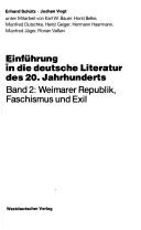 Cover of: Einführung in die Deutsche Literatur des 20. Jahrhunderts.