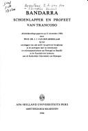 Cover of: BANDARRA: SCHOENLAPPER EN PROFEET VAN TRANCOSO.