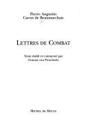 Cover of: Lettres de combat