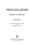 Lettres à Simone by Fernand Léger