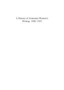 Cover of: A History of Armenian Women's Writing by Victoria Rowe