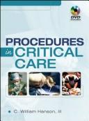 Cover of: Procedures in critical care