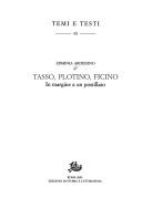 Cover of: Tasso, Plotino, Ficino by Erminia Ardissino, Erminia Ardissino