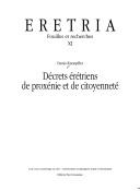 Cover of: Décrets érétriens de proxénie et de citoyenneté by Denis Knoepfler
