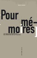 Cover of: (Pour mémoires): un essai d'élucidation des Mémoires de Guy Debord