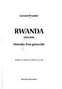 Cover of: Rwanda, 1959-1996: histoire d'un génocide