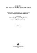 Cover of: 200 Jahre Reichsdeputationshauptschluss: S akularisation, Mediatisierung und Modernisierung zwischen Altem Reich und neuer Staatlichkeit