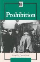 Cover of: History Firsthand - Prohibition