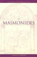 Cover of: On Maimonides by Charles Harry Manekin
