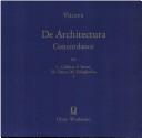 Cover of: De architectura by Vitruve :