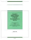 Cover of: Canada's single-industry communities: a proud determination to survive : a report presented to the Minister of Employment and Immigration