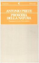 Cover of: Prosodia della natura: frammenti di una Fisica poetica