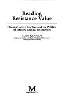 Cover of: Reading resistance value by Alan Kennedy, Alan Kennedy