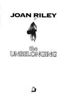 Cover of: The Unbelonging