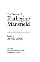 Cover of: stories of Katherine Mansfield