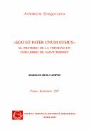 Cover of: "Ego et Pater unum sumus" by Mariano Ruiz Campos, Mariano Ruiz Campos