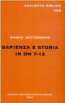 Cover of: Sapienza e storia in DN 7-12