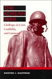 Cover of: The Korean War by Burton I. Kaufman