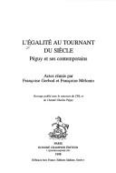 L'égalité au tournant du siècle by Françoise Mélonio