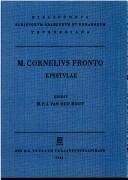 Cover of: M. Cornelii Frontonis Epistulae: schedis tam editis quam ineditis Edmundi Hauleri