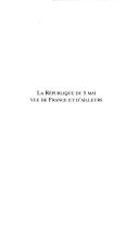 Cover of: La République du 5 mai vue de France et d'ailleurs: une enquête