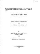 Cover of: Winchester excavations by Collis, John