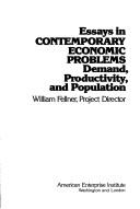 Cover of: Demand, productivity, and population by William Fellner, project director.