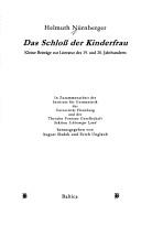 Cover of: Das Schloss der Kinderfrau: kleine Beiträge zur Literatur des 19. und 20. Jahrhunderts