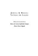 Cover of: Africa & Brasil: letras em laços
