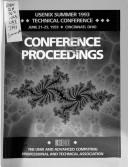 Cover of: Usenix Summer 1993 Technical Conference, Cincinnati
