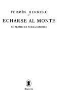 Cover of: Echarse al monte