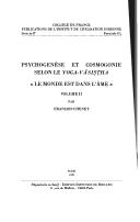 Psychogenèse et cosmogonie selon le Yoga-Vāsiṣṭha by François Chenet