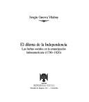 Cover of: El dilema de la independencia: las luchas sociales en la emancipación latinoamericana, 1790-1826