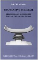 Cover of: Translating the Devil: religion and modernity among the Ewe in Ghana