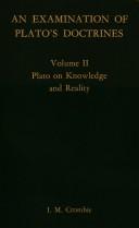 Cover of: Examination of Plato's doctrines.