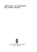 Cover of: Ideas para una sociología del pueblo espãnol. by Luis Rodríguez Aranda