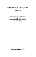 Cover of: Sophie von La Roche: Lesebuch