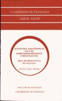 Cover of: Actitudes lingüísticas en una comunidad bilingüe y multilectal: área metropolitana de Valencia