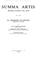 Cover of: Summa Artis, Set (Summa Artis, Historia General del Arte)