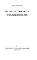 Barth und Overbeck by Hans Schindler