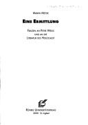 Cover of: Eine Ermittlung: Fragen an Peter Weiss und an die Literatur des Holocaust