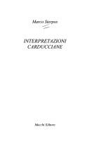 Cover of: Interpretazioni carducciane