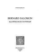 Cover of: Bernard Salomon: illustrateur lyonnais