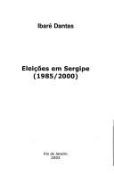 Cover of: Eleições em Sergipe (1985/2000)