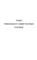 Cover of: Tchad, témoignage et combat politique d'un exilé by Bichara Idriss Haggar