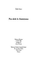 Cover of: Par-delà le féminisme