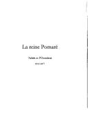 Cover of: La reine Pomaré by Bertrand de La Roncière