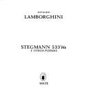 Cover of: Stegmann 533'bla y otros poemas