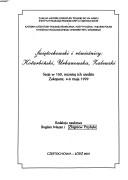 Cover of: Świętochowski i rówieśnicy: Kotarbiński, Urbanowska, Zalewski : sesja w 150. rocznicę ich urodzin, Zakopane, 4-6- maja 1999