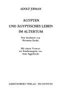 Cover of: Agypten und agyptisches Leben im Altertum by Adolf Erman
